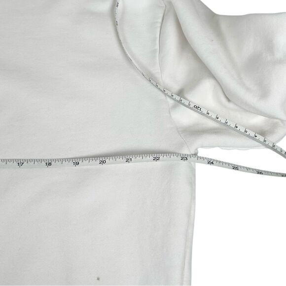 Pangaia Womens 365 Midweight Crewneck Organic Sweatshirt in Off-White Size Large - Picture 9 of 11